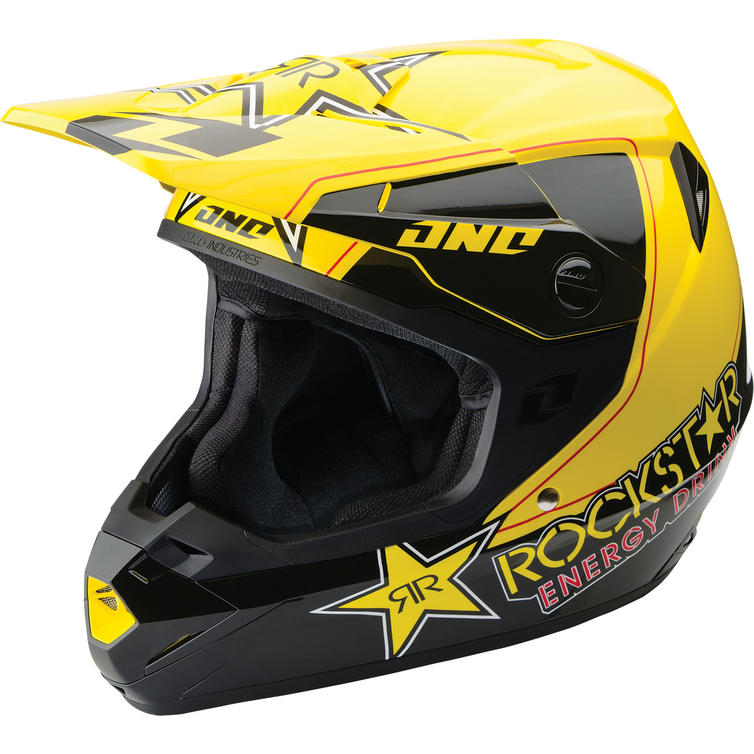 One Industries Atom Rockstar Motocross Helmet Secret Sale